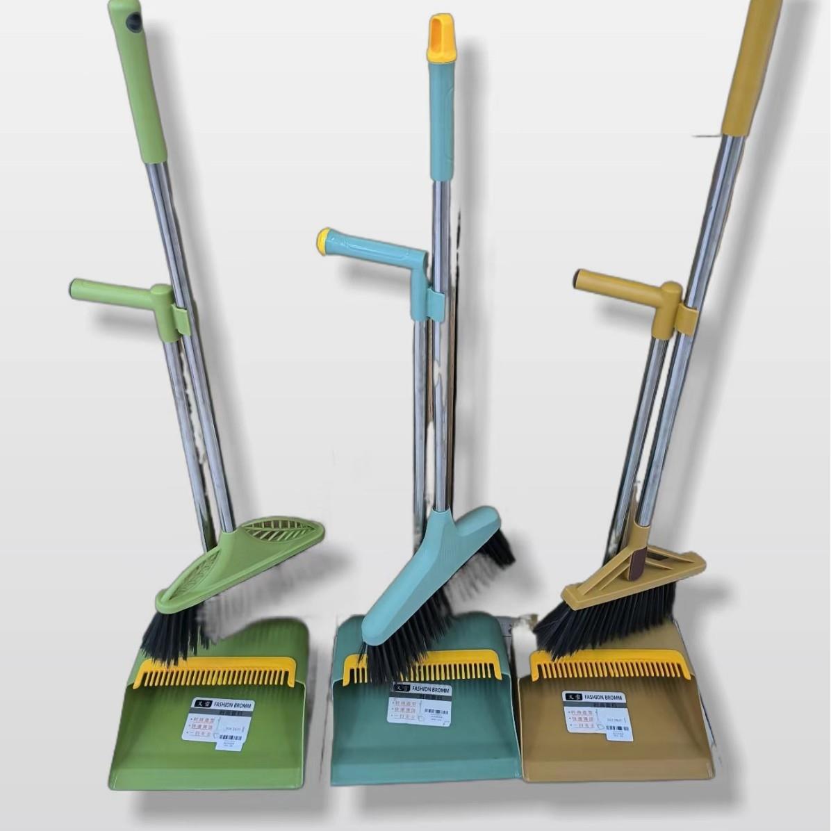 Household Broom and Dustpan Set Cleaning Kit Wholesale Plast