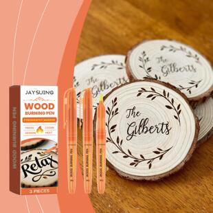 JAYSUING Wood Burning Pyrography Pen Artistic Wood Branding