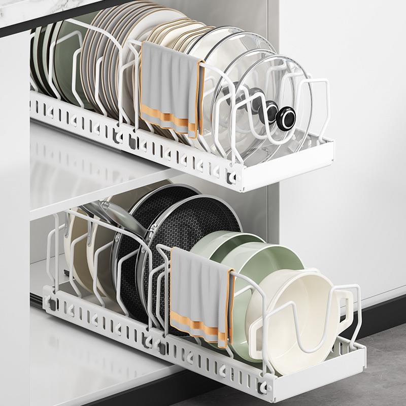 Cross-border scalable cabinet drawer storage rack for placin
