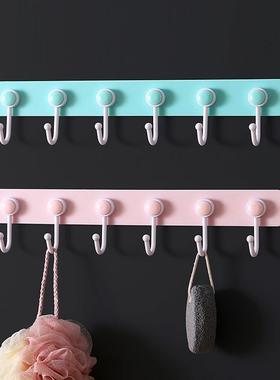 No-drill 360-degree adhesive 6-hook kitchen wall hanger, doo