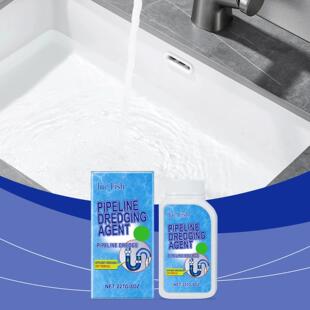 JUE FISH Drain Cleaner Powder - For Toilets, Kitchens, and S
