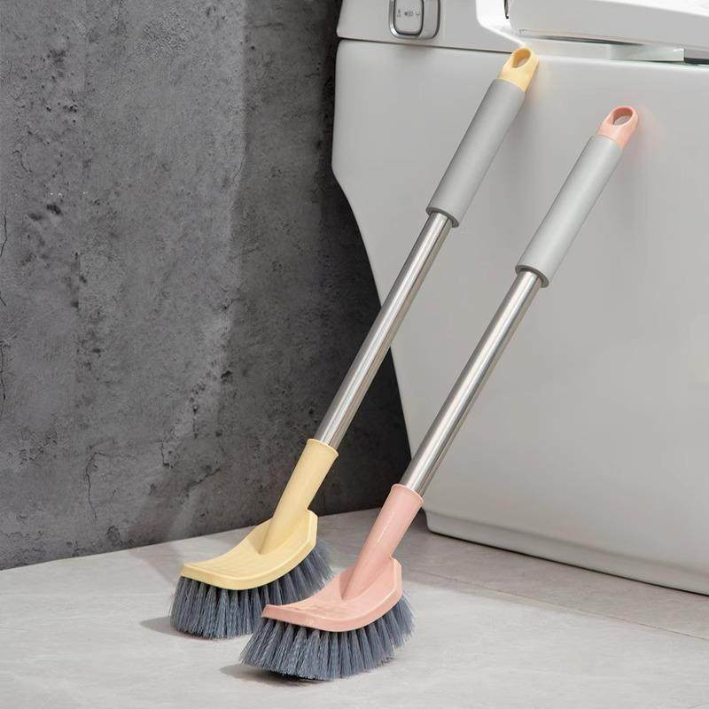 Wall-mounted long-handle toilet brush for home use, designed