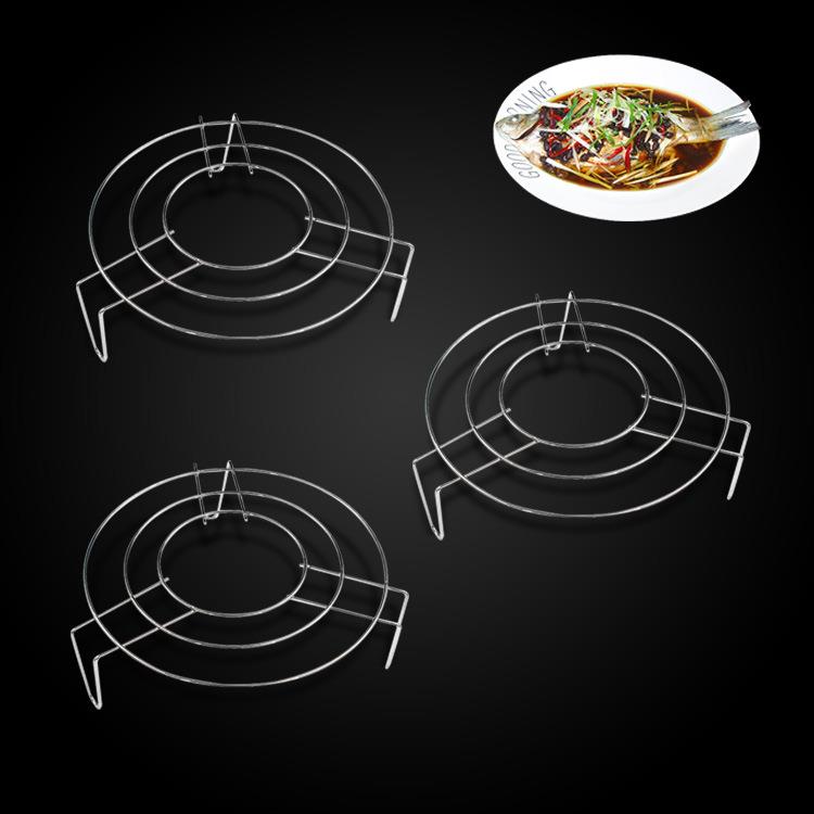 Stainless Steel Triangle Steaming Rack, Pot Stand, High-Foot