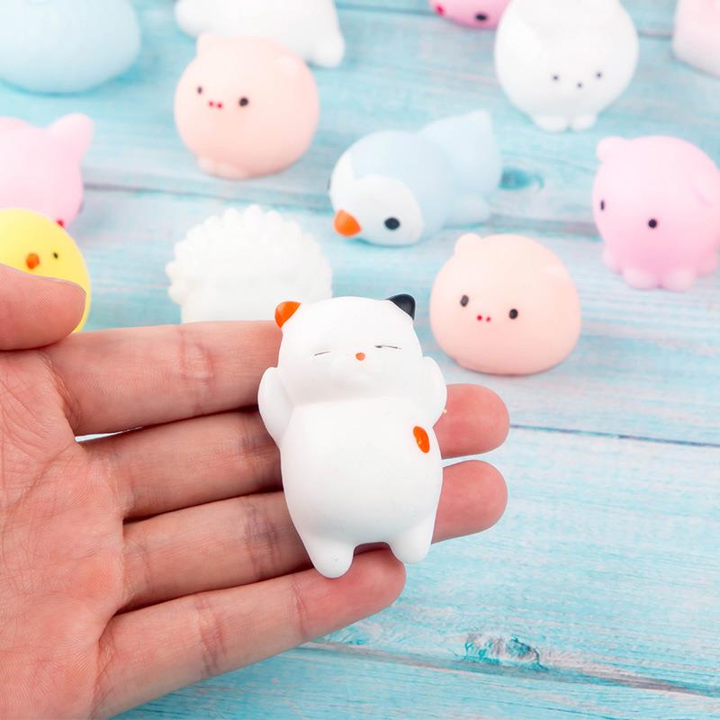 New Cartoon Fidget Toys Mini Spongy Squishy Kawaii Animal So