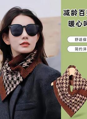 Women's Winter Windproof Neck Warmer Scarf, Autumn and Winte