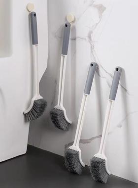 Wall-mounted toilet brush for home use, designed for cleanin