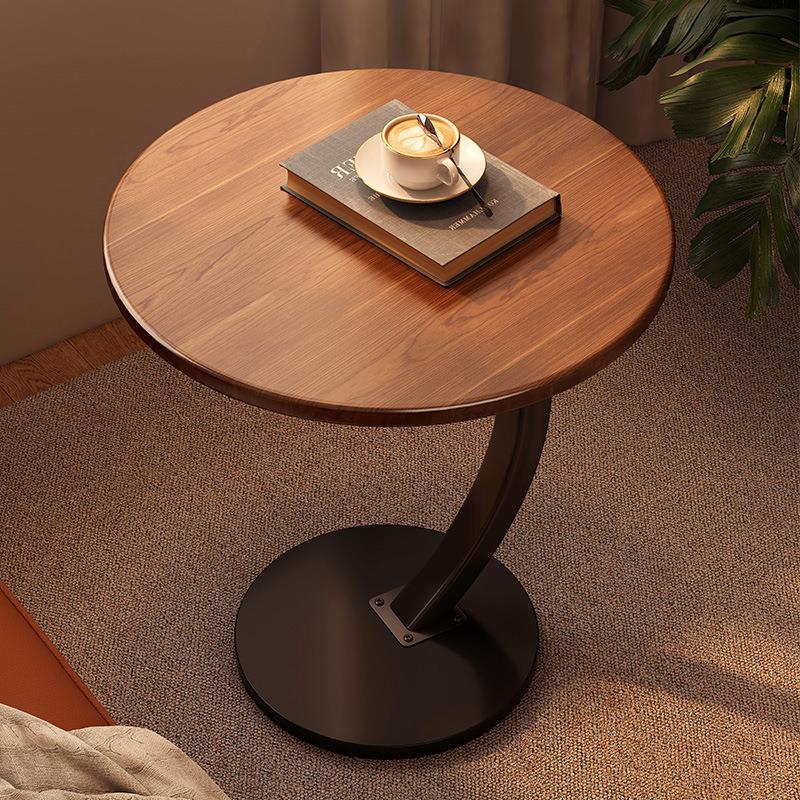 A small, minimalist side table for the living room, suitable