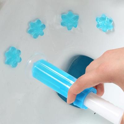 Bathroom toilet small flower gel - odor-eliminating aromatic