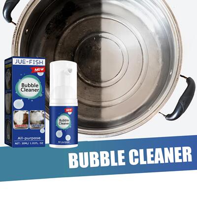 Jue-Fish Oil Stain Foam Cleaner - Gentle and Residue-Free Fo