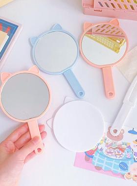 Cute Cat Ear Makeup Mirror: A high-definition, handheld mirr