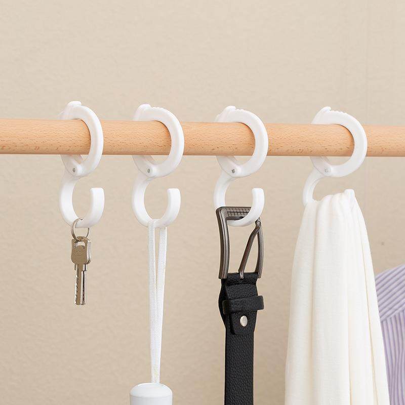 Japanese S-shaped Hook and Clip for Kitchen and Bathroom, No