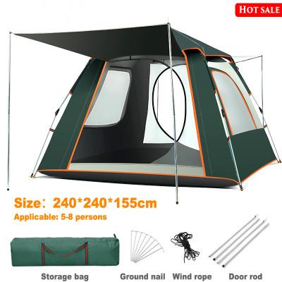 Automatic quick open pop-up tent large camping waterproof