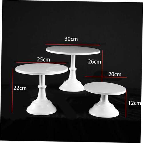 White Iron Dessert Table Ornament Display Stand Cake Tray