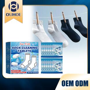 JUE FISH Socks Cleaning Effervescent Tablets - Gently cleans