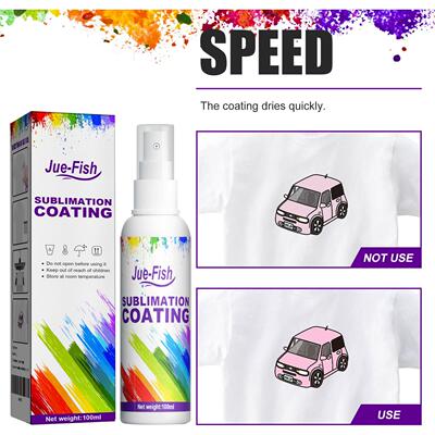 Jue Fish Sublimation Coating Spray for Garments, Heat Transf