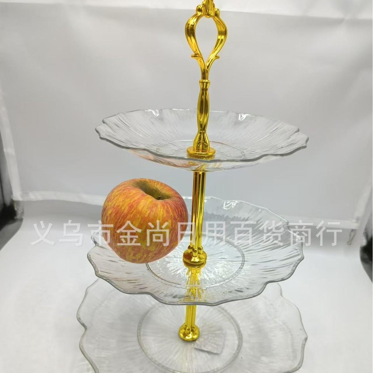 Wholesale fashionable and simple fruit platters, high-footed