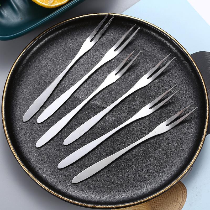 Wholesale Stainless Steel Fruit Forks, Stylish Fruit Skewers