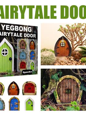 Yegbong Garden Decorative Fairy Doors, Courtyard Tree Decor