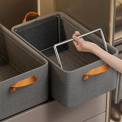 Fabric Foldable Storage Box for Home Wardrobe Organization,