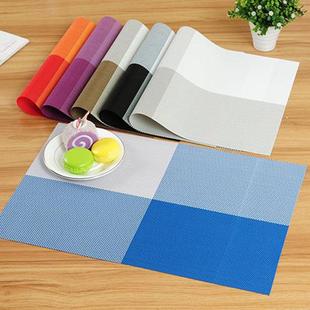Wholesale European-style rectangular PVC Teslin placemats, c