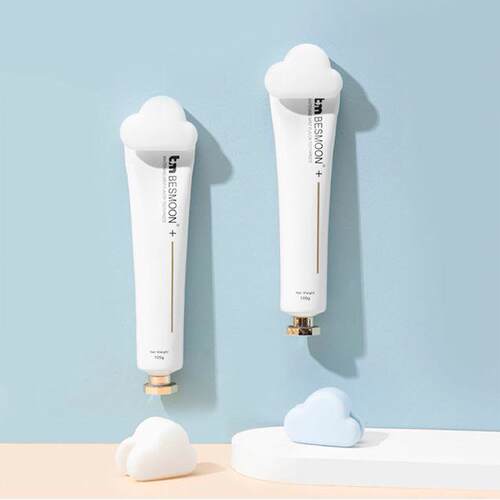 Cloud-shaped toothpaste holder and storage rack, a wall-moun