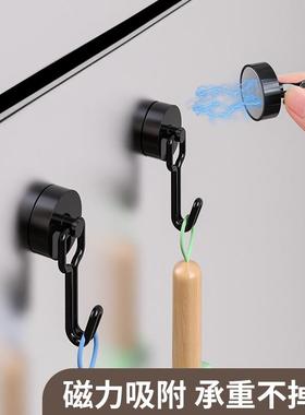 No-drill Magnetic Hooks, Strong Magnetic Adhesion for Refrig