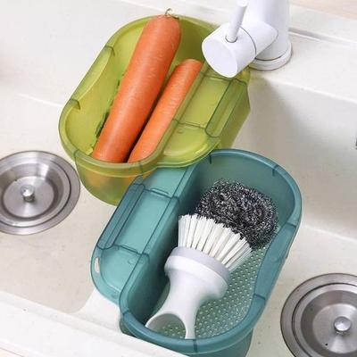 Wall-Mounted Draining Basket, Hippo Kitchen Washing Basket,