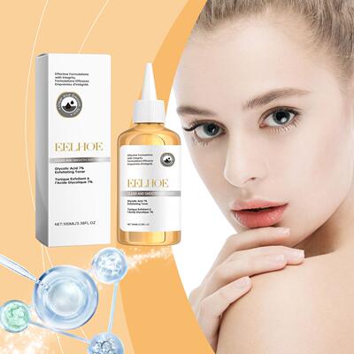 EELHOE 7% Glycolic Acid Toner for Facial Skin Repair, Hydrat