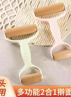 2-in-1 Multi-functional Rolling Pin with Double Headed Rolle