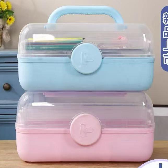 Foldable Storage Box with Large Capacity, Student Art Tool B