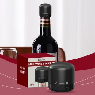 JUE FISH Mini Sealing Wine Stopper - Silicone Material, Suit