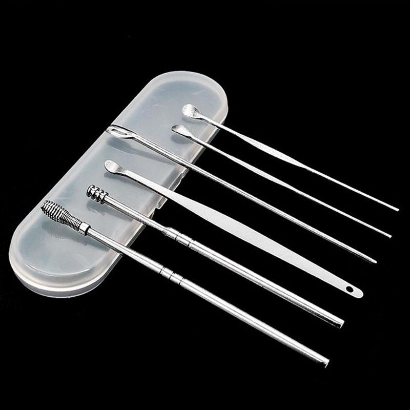 Ear Pick Set, Ear Cleaning Tool, Spiral Design, Professional