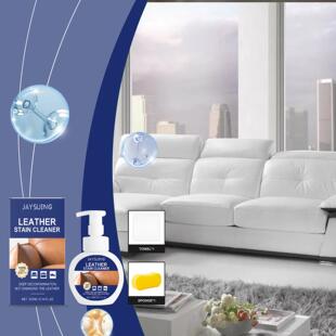 Jaysuing Leather Cleaner - Removes Stains, Dust, and Oil; Cl