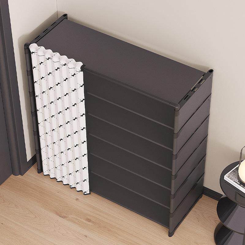 A multi-layer shoe cabinet for home use, designed to be plac