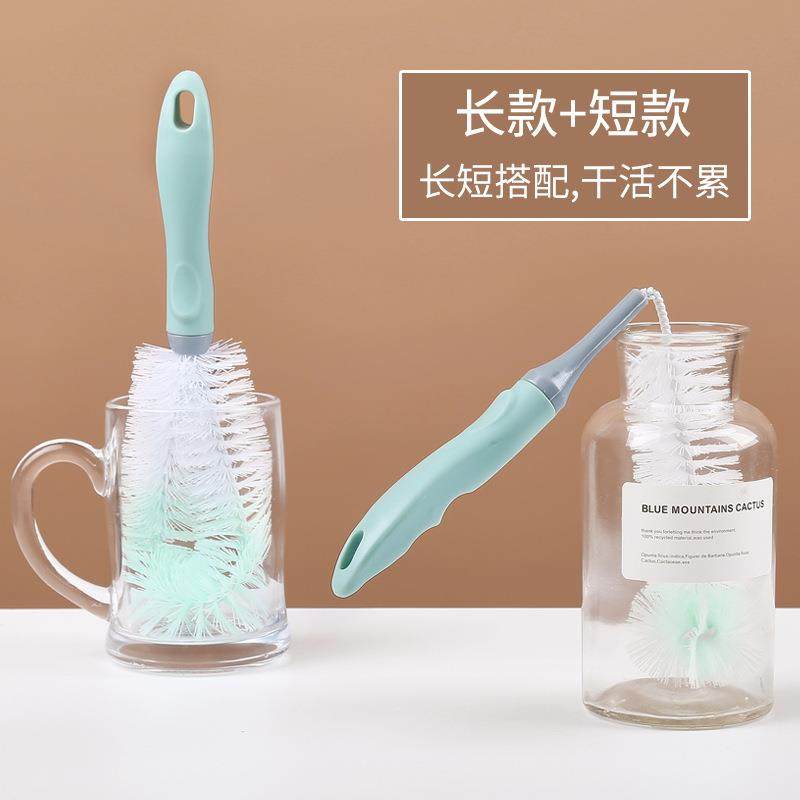 Long-handled cup brush for removing tea stains, perfect for