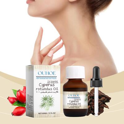 OUHOE Cyperus Rotundus Hair Removal Care Oil - Gentle botani