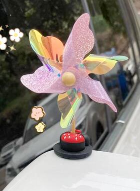 Car Decorative Colorful Mini Windmill - A charming addition
