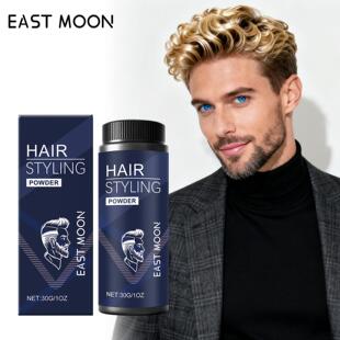 East Moon Men's Volumizing Powder, No-Rinse Dry Shaping Powd