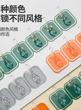 No-drill adhesive hooks for walls, made of acrylic and stain