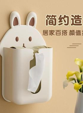 Cartoon rabbit wall-mounted kitchen and bathroom tissue hold