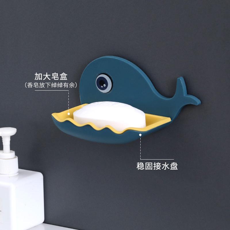 Wall-mounted Soap Holder for Home Use, Drill-free Bathroom S图片
