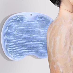 Bathroom silicone bath brush for lazy people, back scrubber,