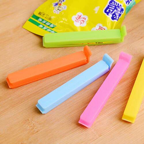 5 pack of sealing clips for snack bags, plastic bag clips, a