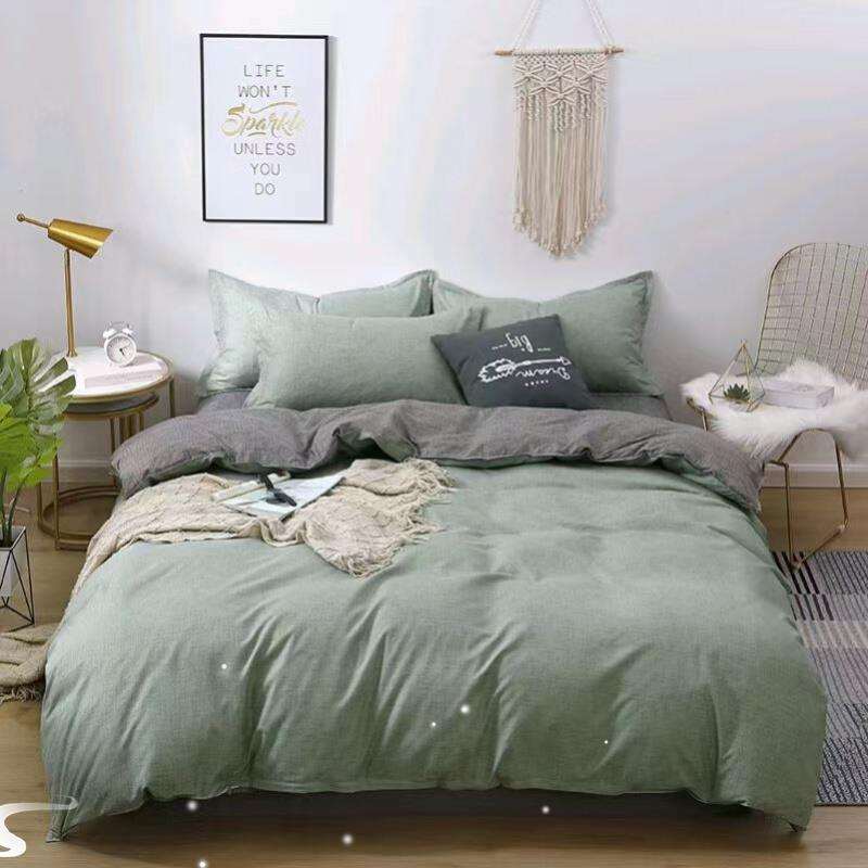 student Bed sheets set duvet cover bedding 4sets double 1.2