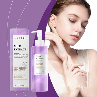 OUHOE Berry Scented Acne Moisturizing Lotion - Cleans, Hydra