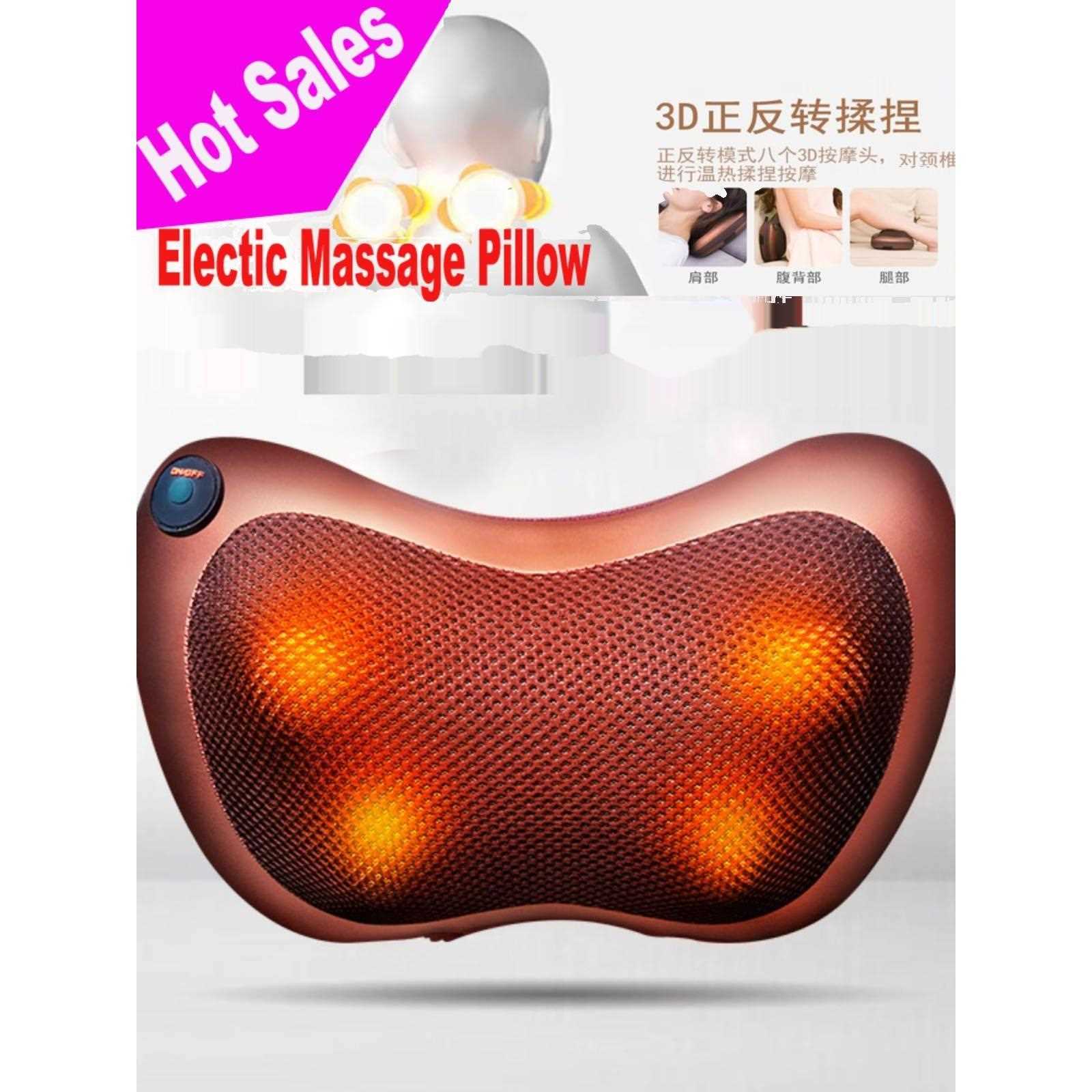 Electric Neck Massager Pillow Back Waist Massage 颈椎按摩枕