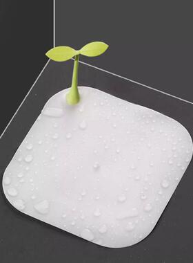 Cute little bean sprout shaped drain cover for bathroom floo