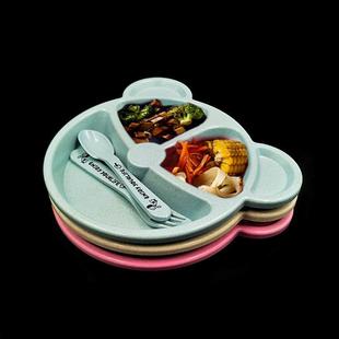 Export Wheat Sectioned Bear Children's Dinnerware Set Creati