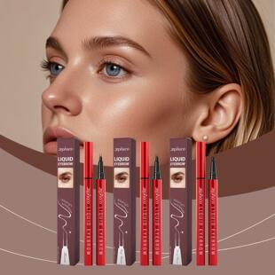 Zephoco Dual-Fork Liquid Eyebrow Pencil Series - Perfect for
