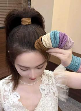 Jacquard high-elasticity durable hair tie, hair band with a